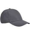 BB825 B825 Beechfield EarthAware® Classic Organic Cotton 5 Panel Cap Graphite Grey colour image
